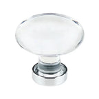 EMTEK Hampton Glass Cabinet Knob