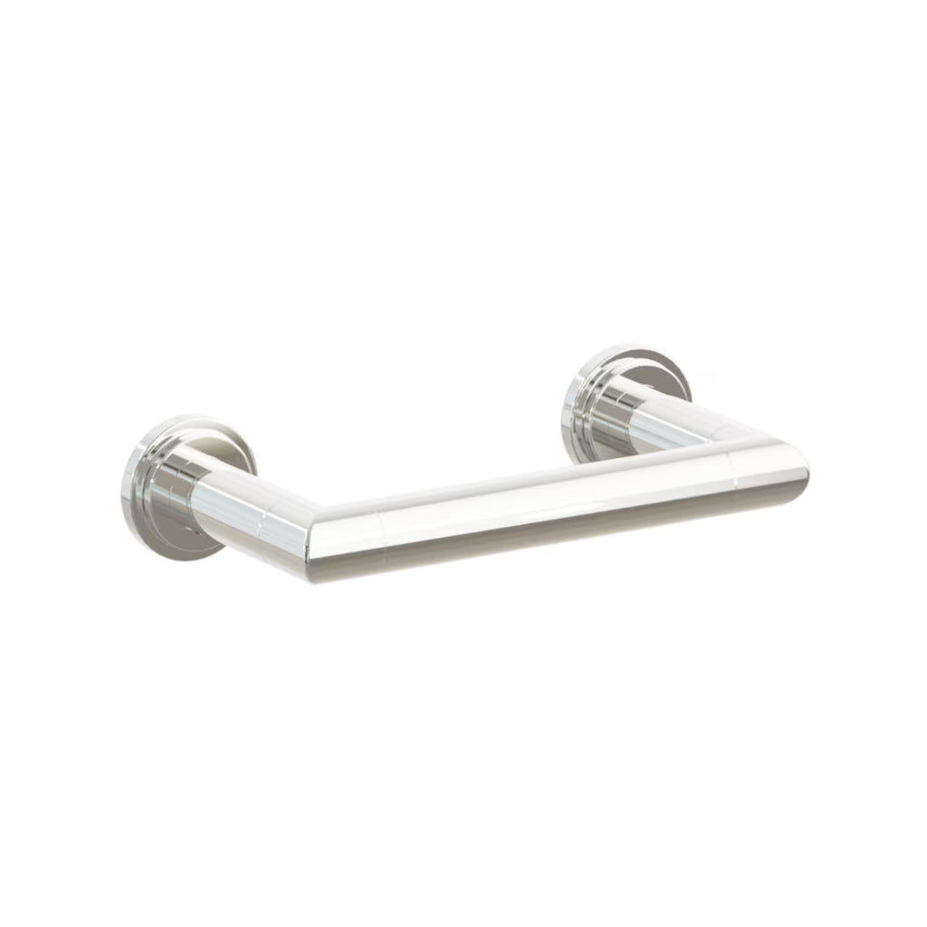 EMTEK Modern Tubular Brass Paper Holder - Pivoting Double Post
