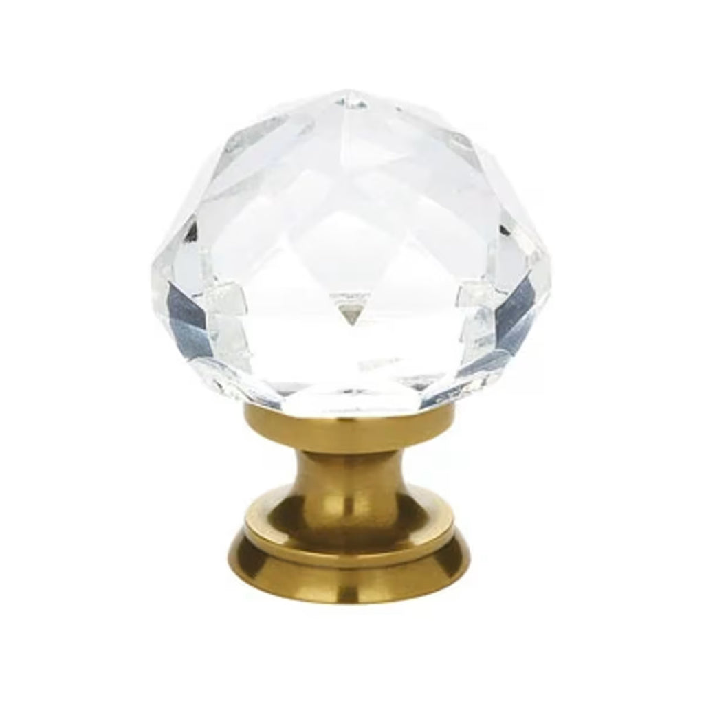 EMTEK Diamond Glass Cabinet Knob