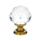 EMTEK Diamond Glass Cabinet Knob