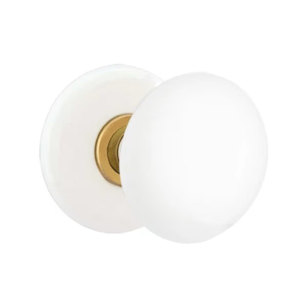 EMTEK Ice White Knob