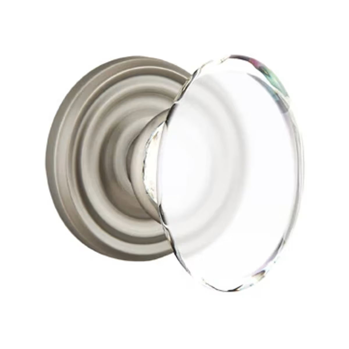 EMTEK Modern Square Glass Knob