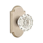 EMTEK Astoria Glass Knob - Sandcast Collection