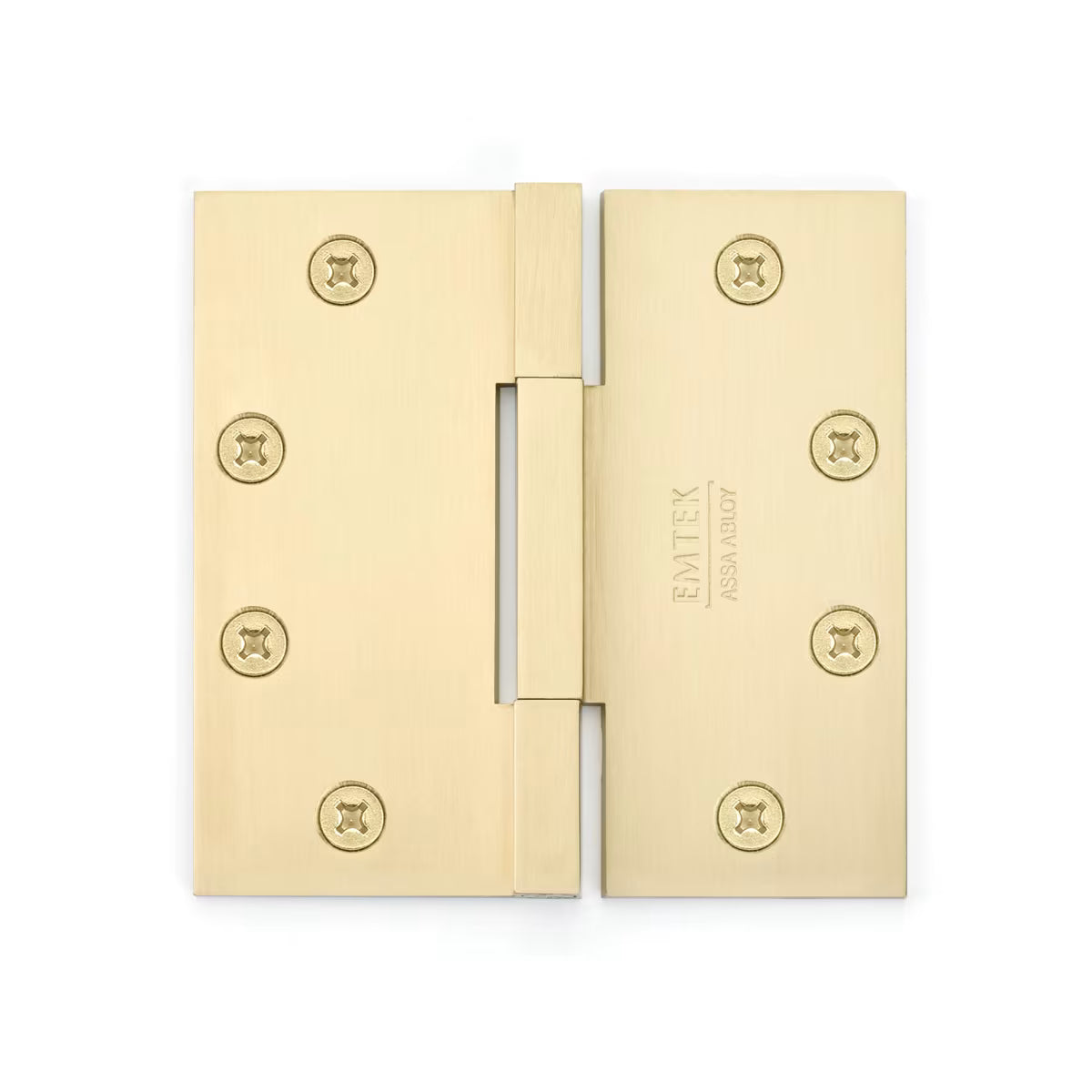 EMTEK Square Barrel Solid Brass Heavy Duty Hinges (Pair)