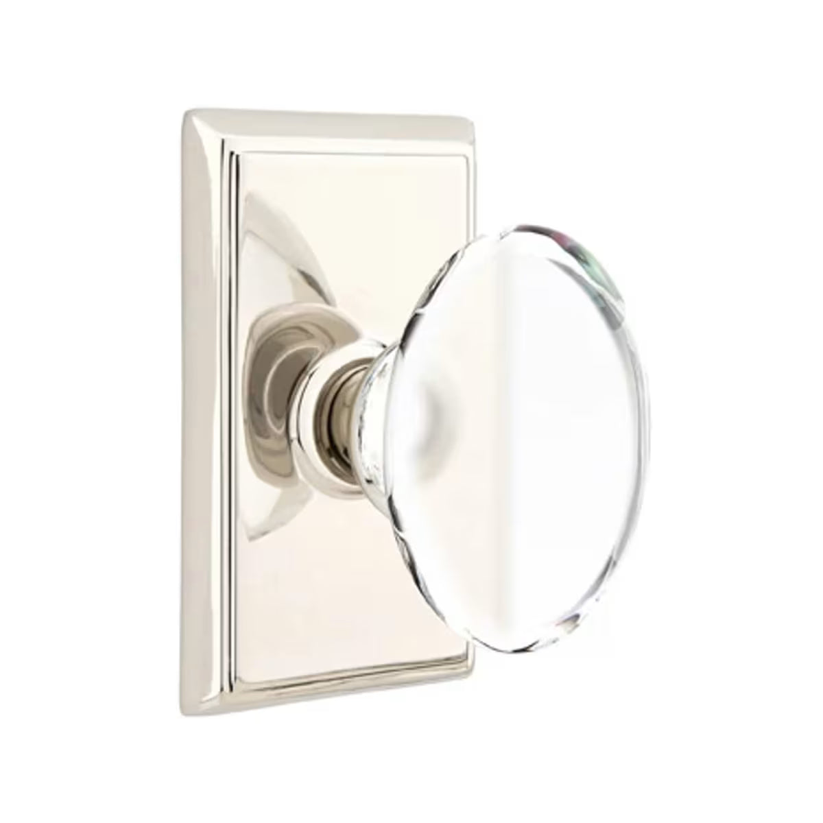 EMTEK Modern Square Glass Knob