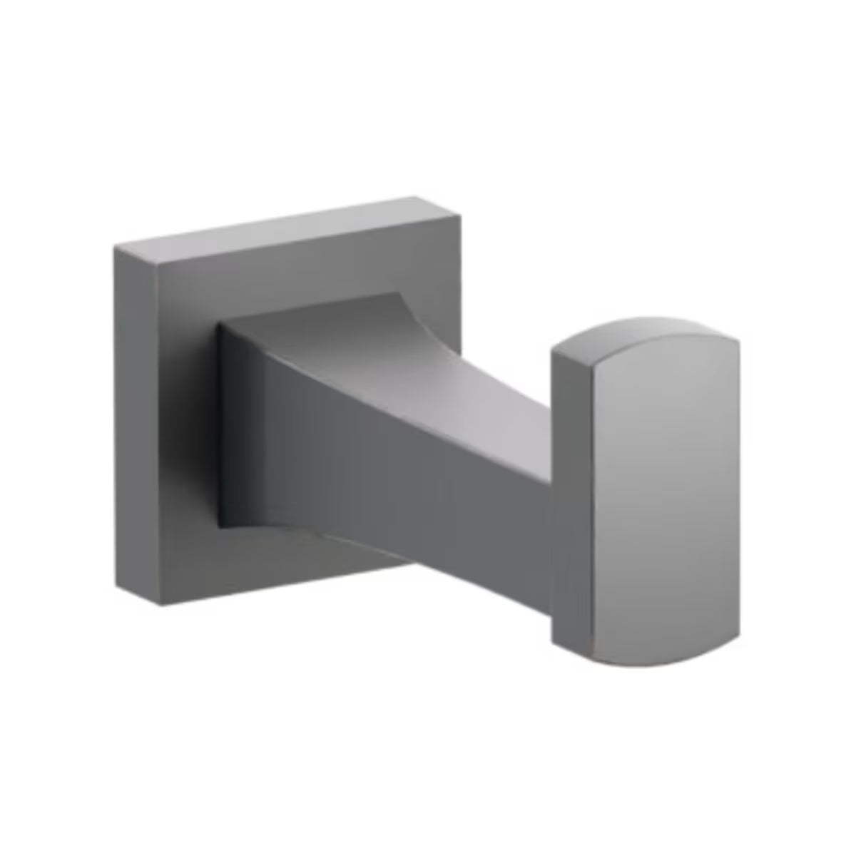 EMTEK Transitional Flared Brass Single Robe Hook with Rosette