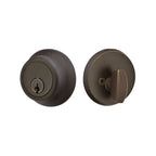 EMTEK Regular Sandcast Bronze Keyed Deadbolt