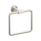 EMTEK Transitional Flared Brass Towel Ring