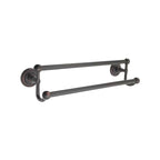 EMTEK Traditional Brass Double Towel Bar