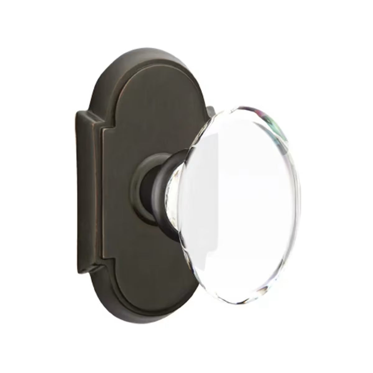 EMTEK Modern Square Glass Knob