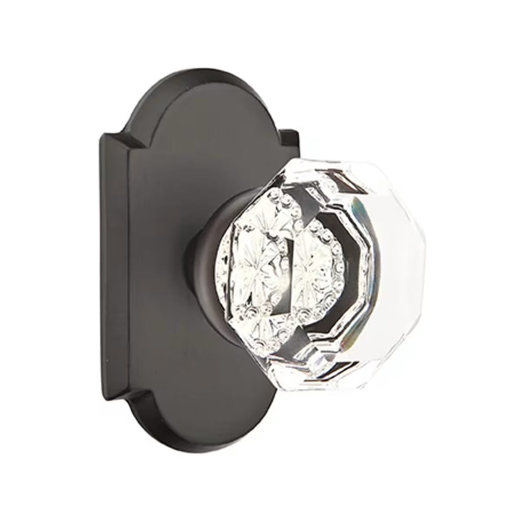 EMTEK Old Town Glass Knob - Sandcast Collection