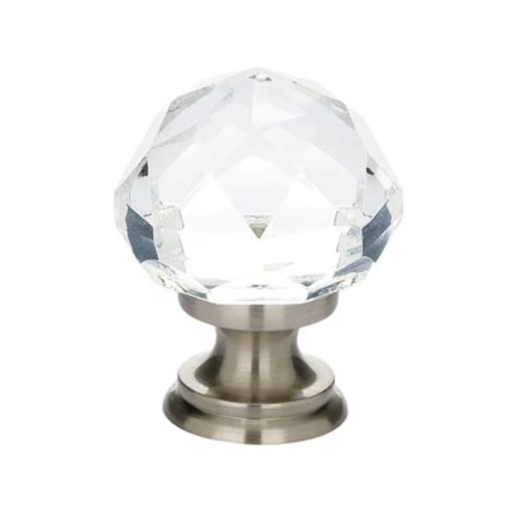 EMTEK Diamond Glass Cabinet Knob