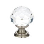 EMTEK Diamond Glass Cabinet Knob