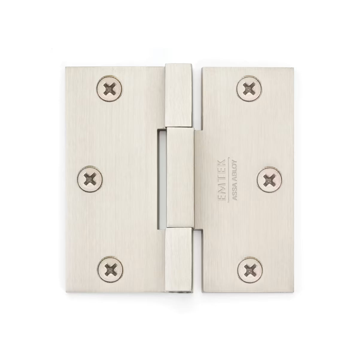 EMTEK Square Barrel Solid Brass Heavy Duty Hinges (Pair)