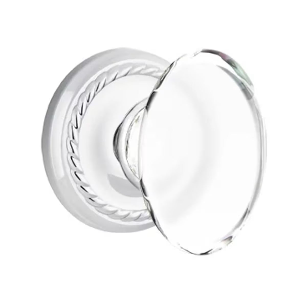 EMTEK Modern Square Glass Knob