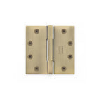 EMTEK Square Barrel Solid Brass Heavy Duty Hinges (Pair)
