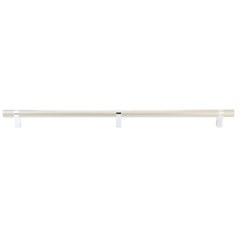 Emtek 84173 Select Bar Knurled Appliance Pull. SIZE: 24 inches. Back to Back Mount