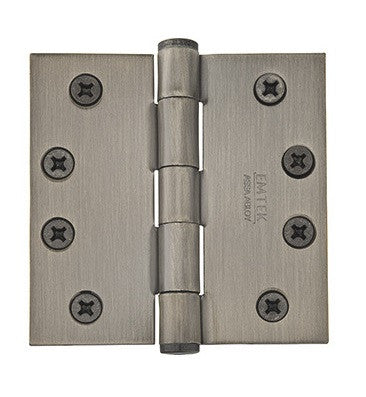 EMTEK Residential Duty, Solid Brass, Plain Bearing Hinges (Pair)
