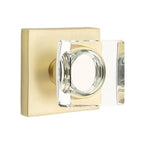 EMTEK Modern Square Glass Knob