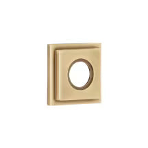 EMTEK Transitional Brass Single Hook with Rosette